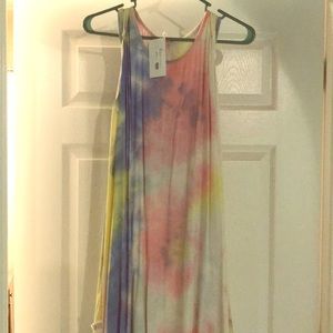 Tie dye dress, never worn.